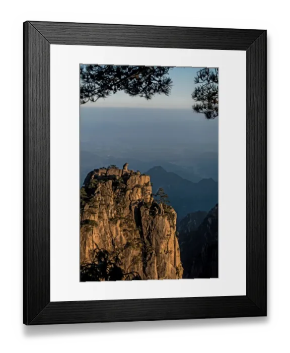 Framed Print : lion peak view point, Huangshan (Yellow Mountains), Eastern China Framed Print : lion peak view point, Huangshan (Yellow Mountains), Eastern China