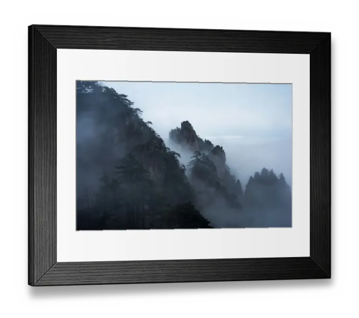 Framed Print : Huangshan (Yellow Mountains), Eastern China Framed Print : Huangshan (Yellow Mountains), Eastern China