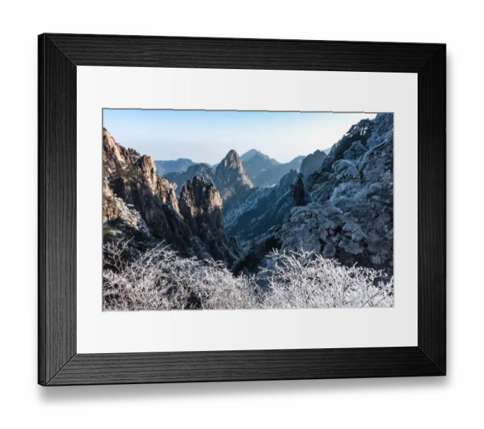 Framed Print : Huangshan (Yellow Mountains), Eastern China Framed Print : Huangshan (Yellow Mountains), Eastern China
