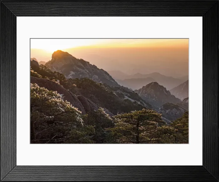 Framed Print : lion peak view point, Huangshan (Yellow Mountains), Eastern China Framed Print : lion peak view point, Huangshan (Yellow Mountains), Eastern China