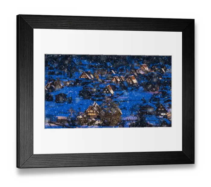 Framed Print : Shirakawago Village Framed Print : Shirakawago Village