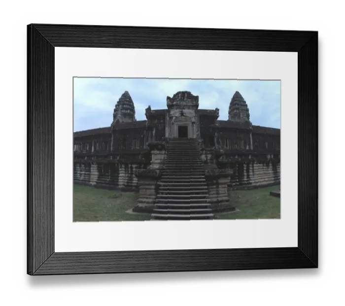 Framed Print : Angkor Wat Architecture, Siam Reap
