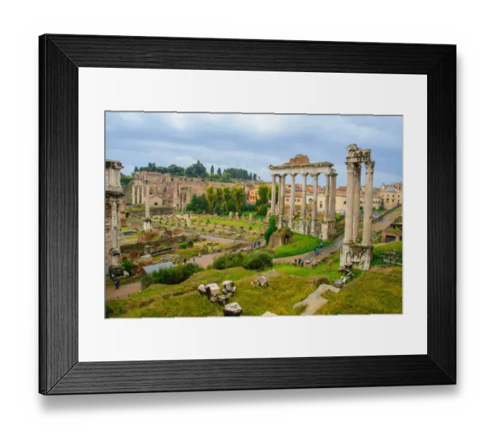 Framed Print : Roman Forum in Rome, Italy Framed Print : Roman Forum in Rome, Italy