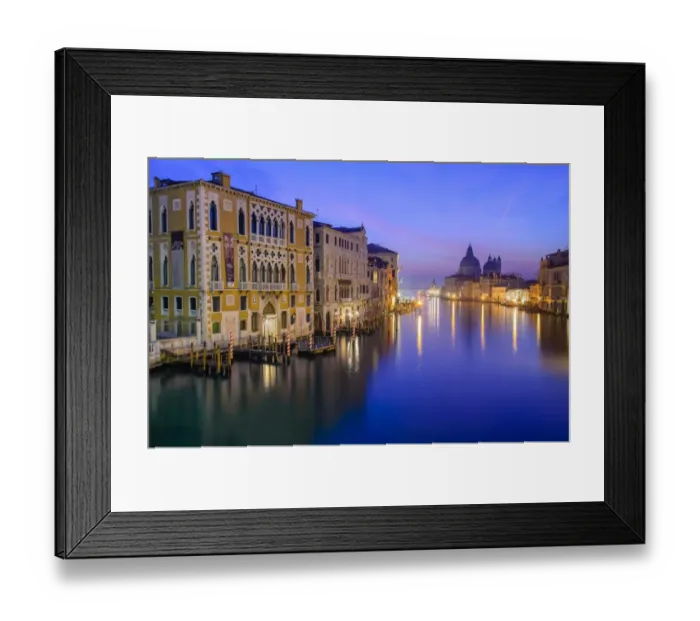 Framed Print : Canal Grande sunrise of Accademias bridge. Venice, Italy Framed Print : Canal Grande sunrise of Accademias bridge. Venice, Italy