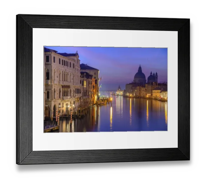 Framed Print : Canal Grande sunrise of Accademias bridge. Venice, Italy Framed Print : Canal Grande sunrise of Accademias bridge. Venice, Italy