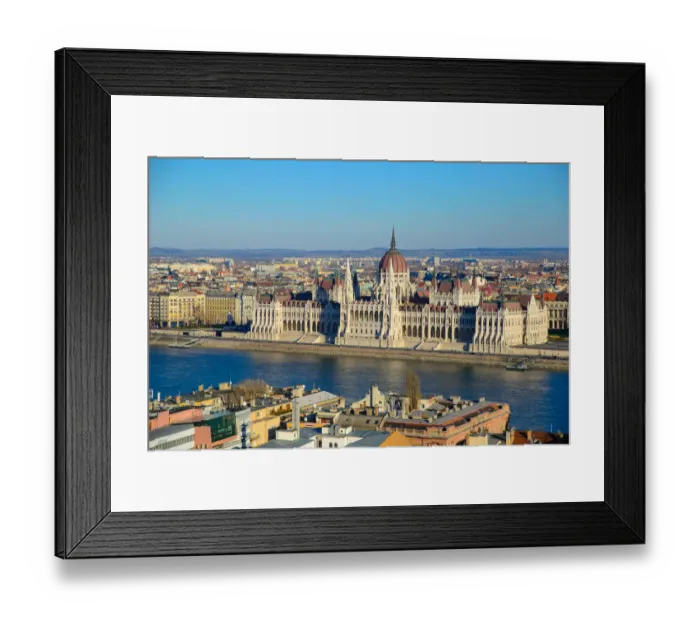 Framed Print : Hungarian Parliament Building in Budapest Framed Print : Hungarian Parliament Building in Budapest