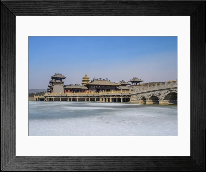 Framed Print : The Yungang Cave Monastery of Datong in China Framed Print : The Yungang Cave Monastery of Datong in China