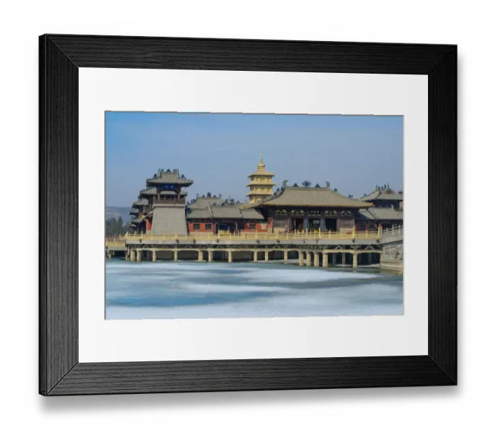 Framed Print : The Yungang Cave Monastery of Datong in China Framed Print : The Yungang Cave Monastery of Datong in China
