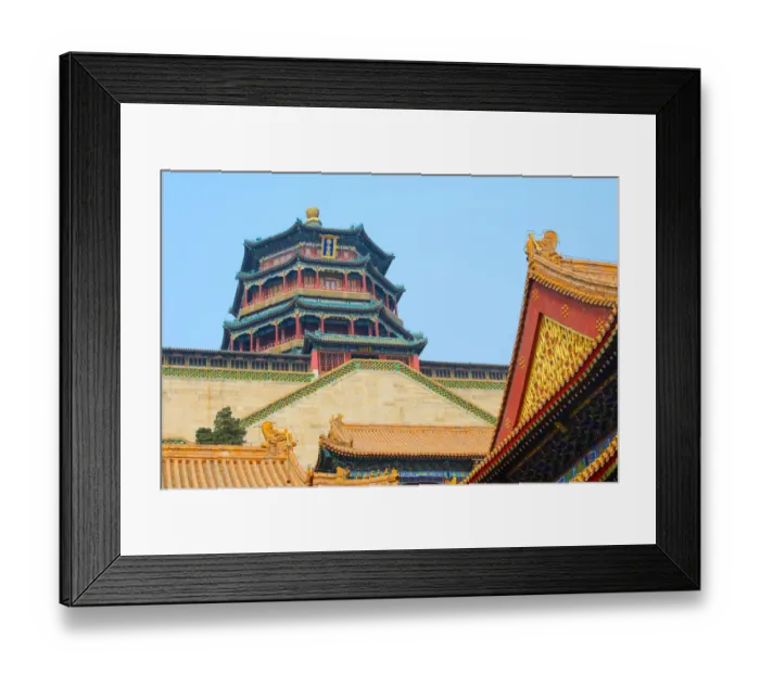 Framed Print : Imperial Summer Palace in Beijing, China Framed Print : Imperial Summer Palace in Beijing, China