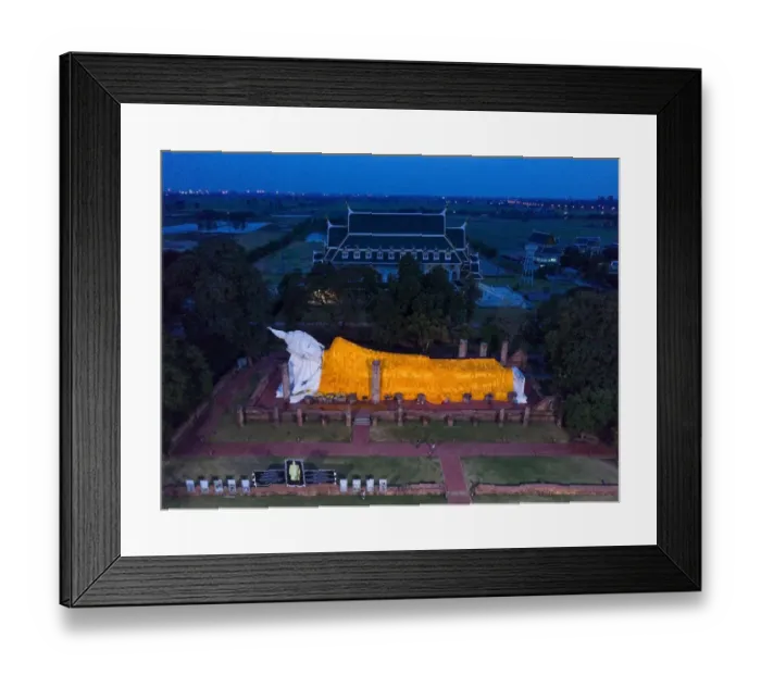 Framed Print : Wat Khun Intha Pramun temple at at Angthong Province, Historical Park, Thailand Framed Print : Wat Khun Intha Pramun temple at at Angthong Province, Historical Park, Thailand