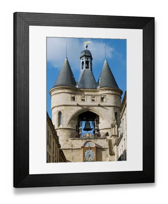 Framed Print : La Grosse Cloche gate, Bordeaux, Gironde, Aquitaine, France