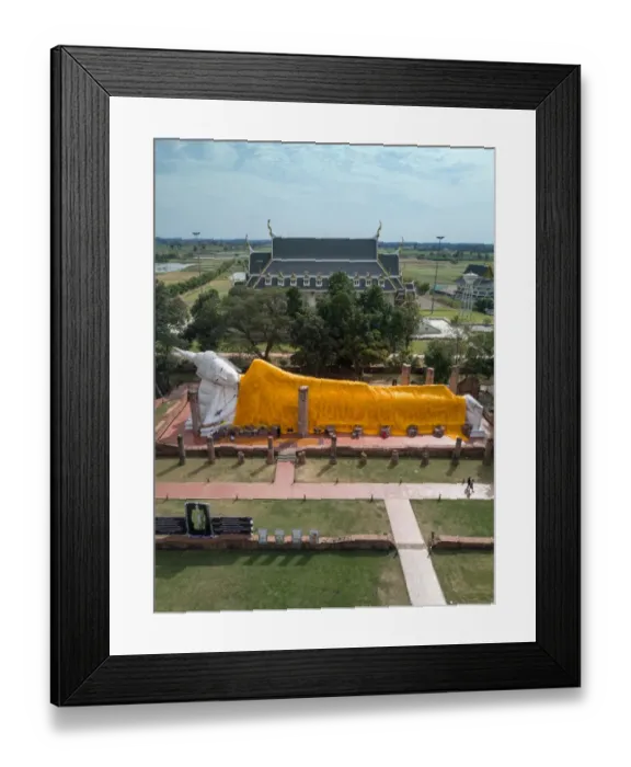 Framed Print : Wat Khun Intha Pramun temple