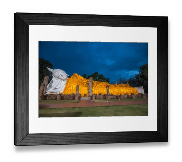 Framed Print : Wat Khun Intha Pramun temple Framed Print : Wat Khun Intha Pramun temple