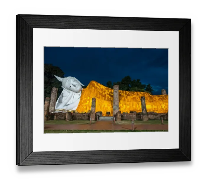 Framed Print : Wat Khun Intha Pramun temple, Thailand