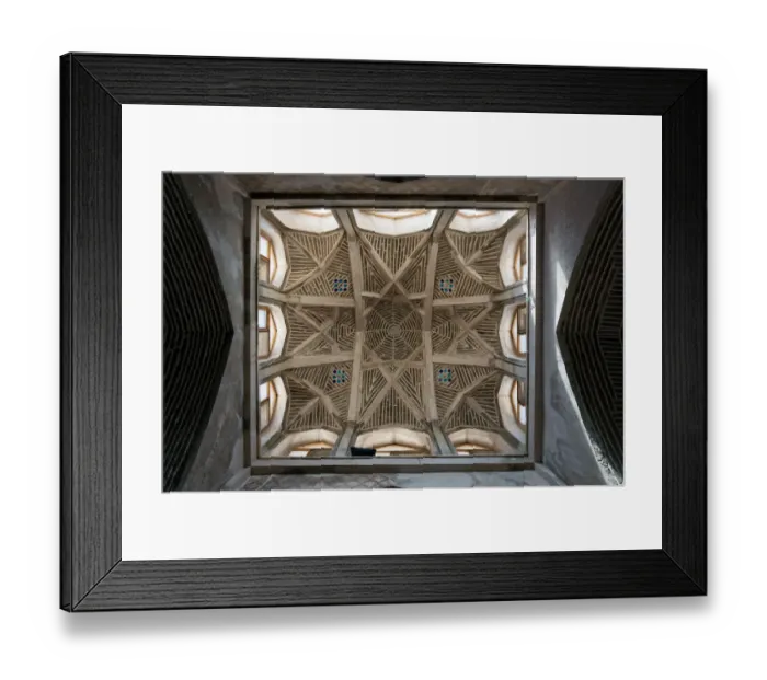 Framed Print : Ancient dome of Jameh mosque of Isfahan, Iran Framed Print : Ancient dome of Jameh mosque of Isfahan, Iran