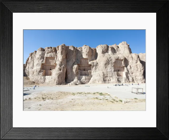 Framed Print : Naqsh-e Rustam persian necropolis, Shiraz, Iran Framed Print : Naqsh-e Rustam persian necropolis, Shiraz, Iran