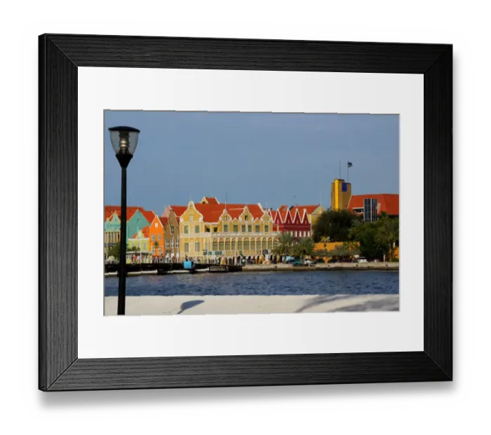 Framed Print : The waterfront of Willemstad (Punda side), Curacao, Netherlands Antilles Framed Print : The waterfront of Willemstad (Punda side), Curacao, Netherlands Antilles