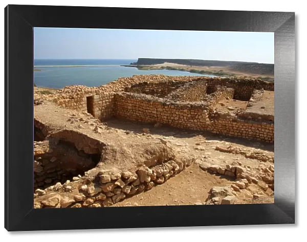 Khor Rori, ruins of an ancient South Arabian town, UNESCO World Heritage Site, Oman