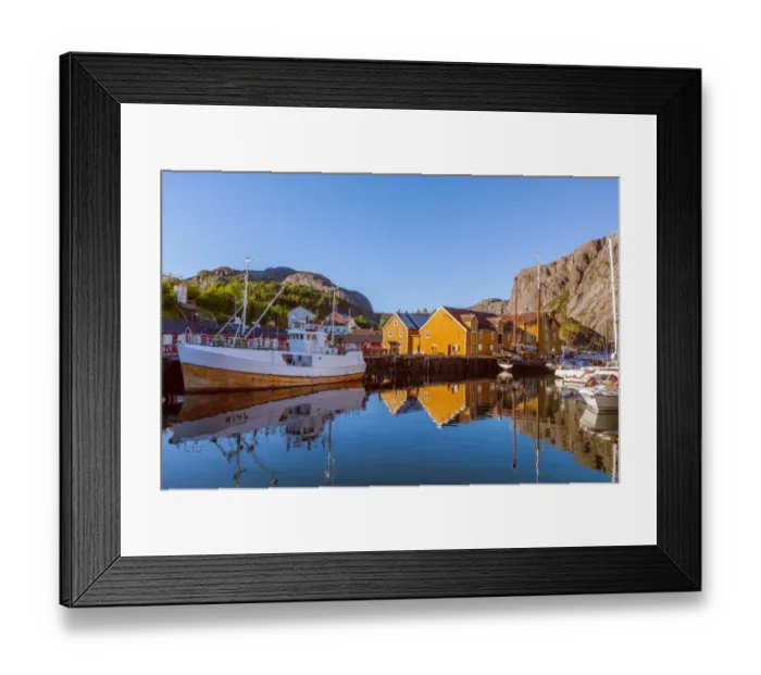 Framed Print : Nusfjord in Lofoten Framed Print : Nusfjord in Lofoten