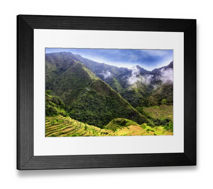 Framed Print : Batad Rice Fields at the Mountains of Ifugao Framed Print : Batad Rice Fields at the Mountains of Ifugao