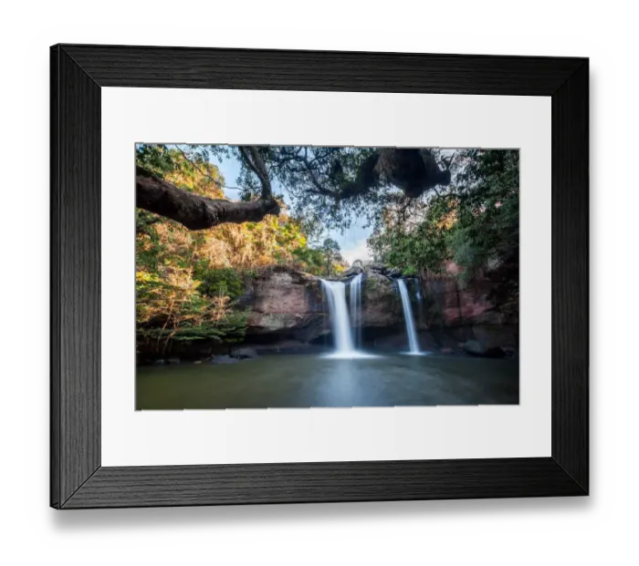 Framed Print : Waterfall cave Framed Print : Waterfall cave