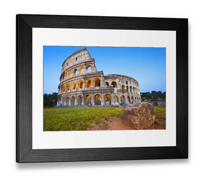 Framed Print : Colisseum in Rome Framed Print : Colisseum in Rome