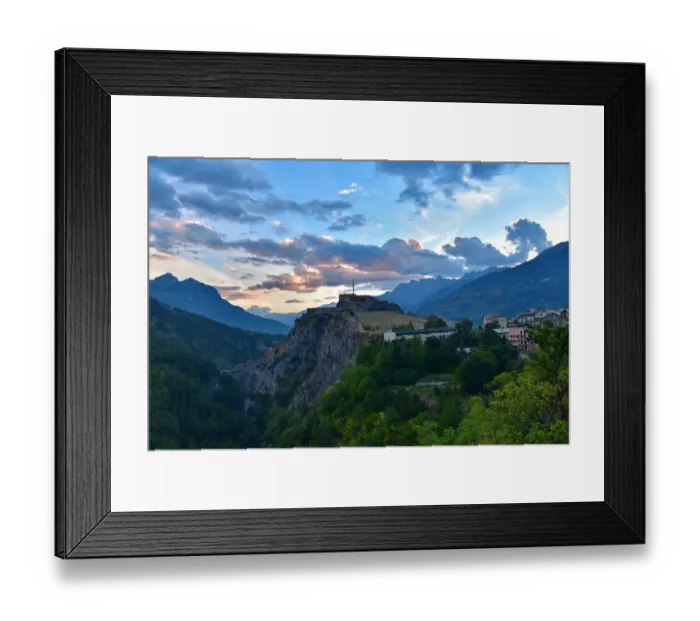 Framed Print : Fortification of Briancon France Framed Print : Fortification of Briancon France