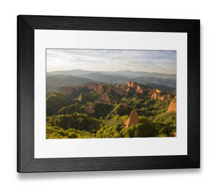 Framed Print : Panoramic view of Las MA dulas- Ponferrada- Castile and LeAon- Spain Framed Print : Panoramic view of Las MA dulas- Ponferrada- Castile and LeAon- Spain