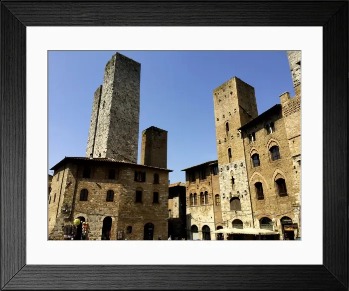 Framed Print : Towering City of Tuscany Framed Print : Towering City of Tuscany