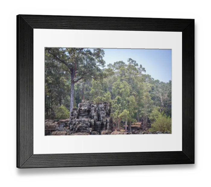 Framed Print : Bayon Temple at Angkor Thom complex Framed Print : Bayon Temple at Angkor Thom complex