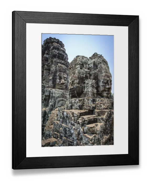 Framed Print : Bayon Temple at Angkor Thom complex Framed Print : Bayon Temple at Angkor Thom complex