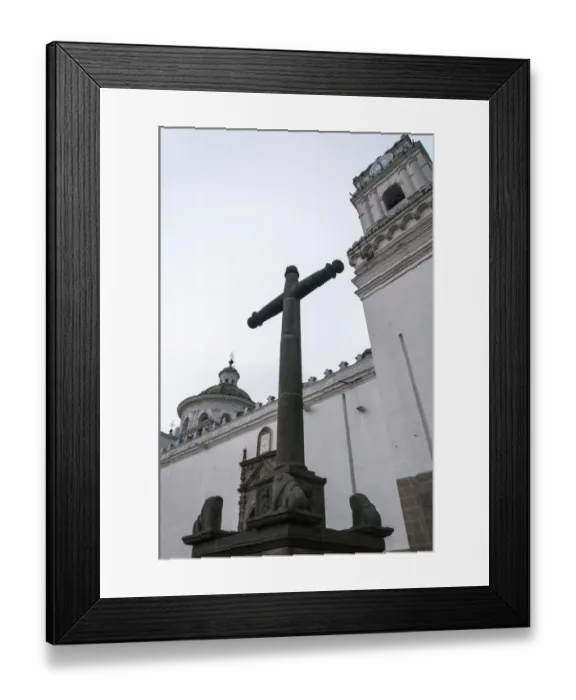 Framed Print : Architectural Features of Quitos Basilica of Nuestra SeAnora de la Merced Framed Print : Architectural Features of Quitos Basilica of Nuestra SeAnora de la Merced