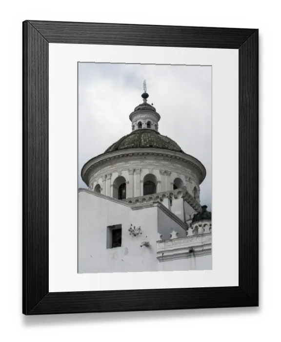 Framed Print : Architectural Features of Quitos Basilica of Nuestra SeAnora de la Merced Framed Print : Architectural Features of Quitos Basilica of Nuestra SeAnora de la Merced