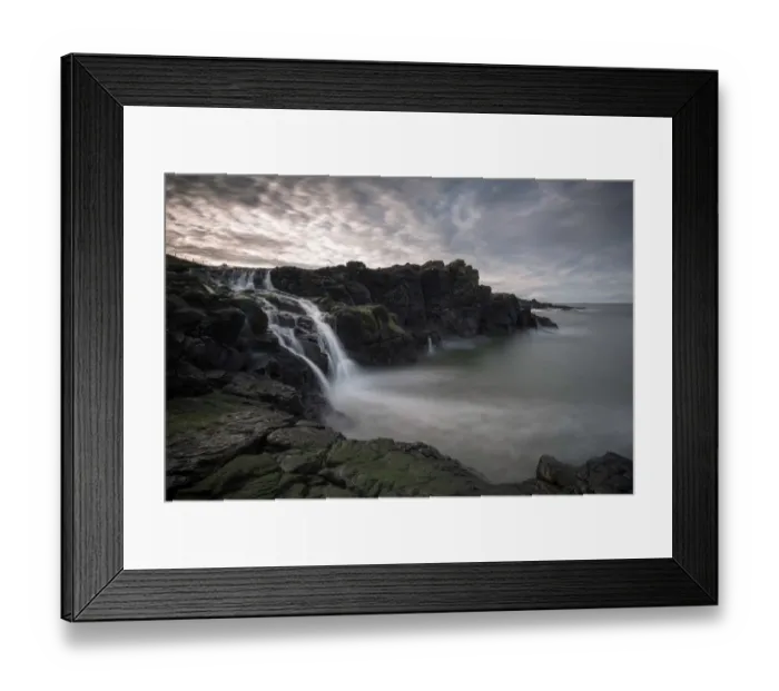 Framed Print : Dunseverick Falls in Northern Ireland Framed Print : Dunseverick Falls in Northern Ireland