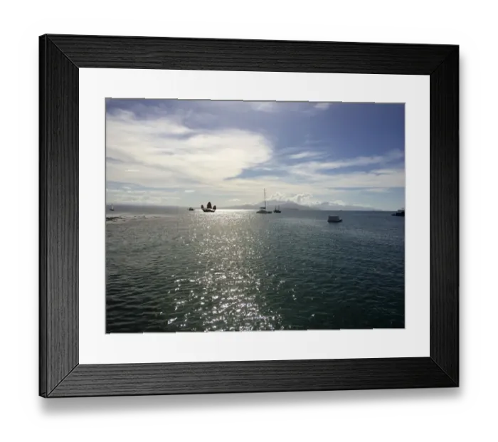Framed Print : Sailing at The Great Barrier Reef Framed Print : Sailing at The Great Barrier Reef