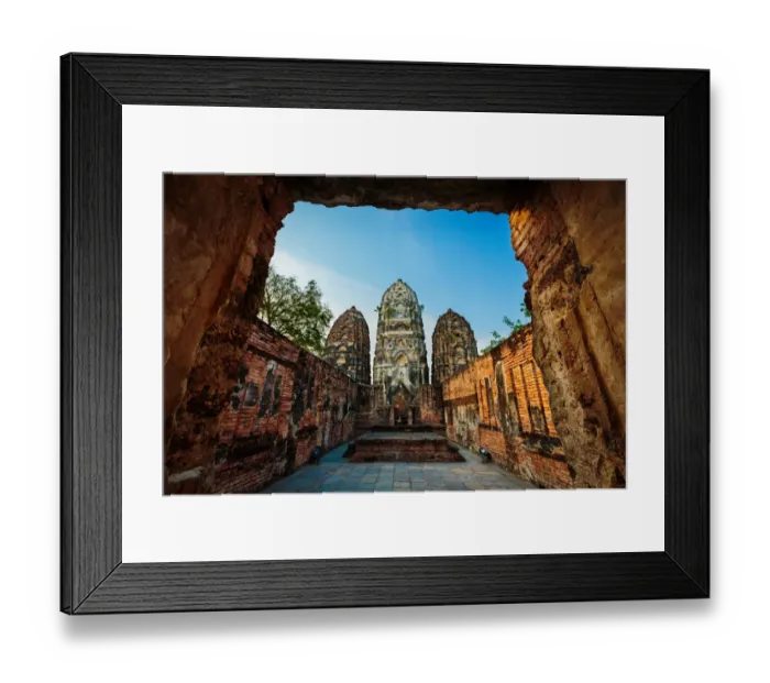 Framed Print : Wat Si Sawai of Sukhothai, Thailand Framed Print : Wat Si Sawai of Sukhothai, Thailand