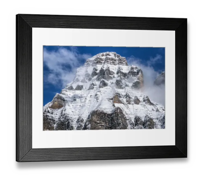 Framed Print : Mount Huber @ Lake O Hara, Yoho National Park, British Columbia, Canada