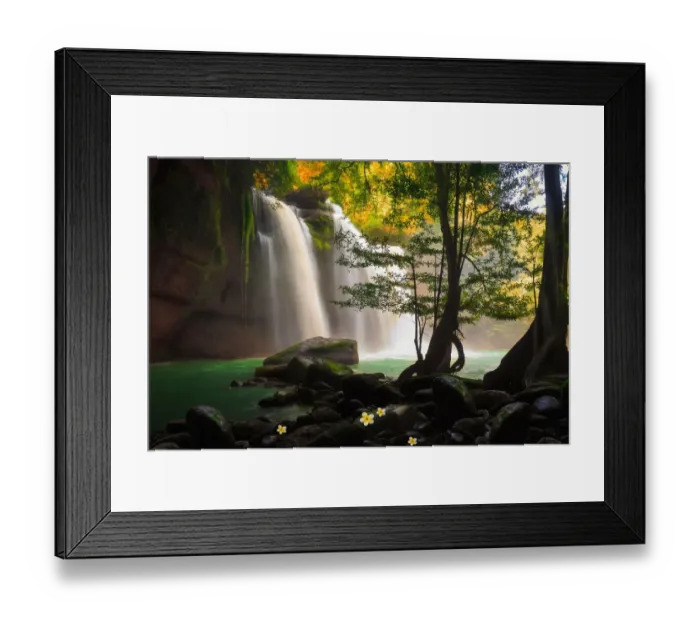 Framed Print : Heo Suwat Waterfall, Khao Yai National Parks