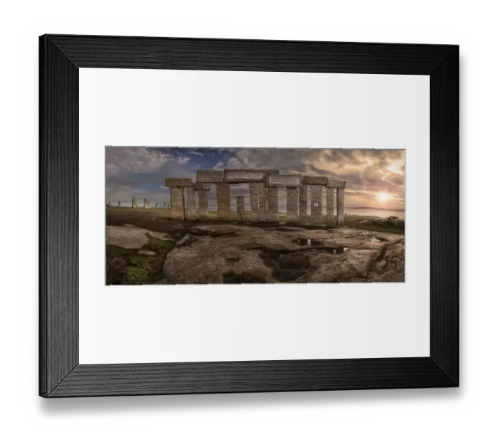 Framed Print : Parque de los Menhires in La Coruna city, Galicia Framed Print : Parque de los Menhires in La Coruna city, Galicia