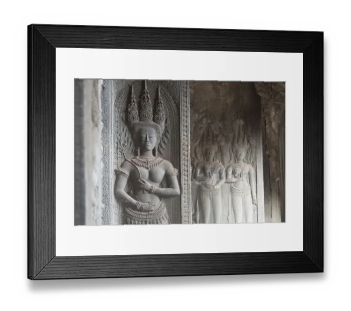 Framed Print : Apsara angle on the wall of Angkor wat, Siem reap, Cambodia Framed Print : Apsara angle on the wall of Angkor wat, Siem reap, Cambodia