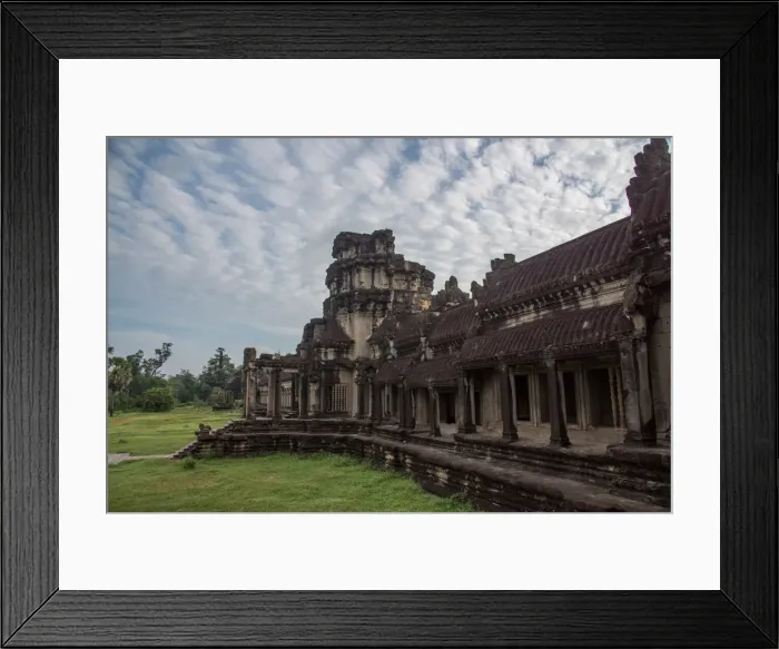 Framed Print : Angkor Wat temple gate in siem reap, cambodia Framed Print : Angkor Wat temple gate in siem reap, cambodia