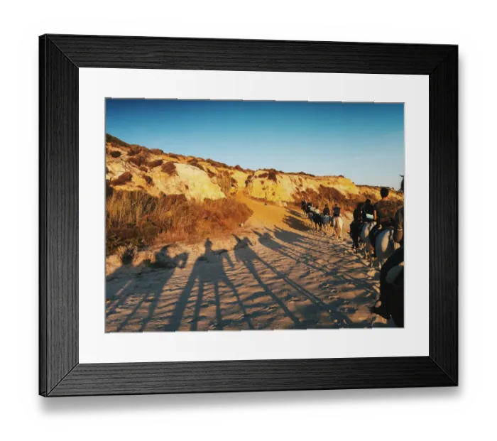 Framed Print : Horse Trekking at Donana Park, Andalucia Framed Print : Horse Trekking at Donana Park, Andalucia