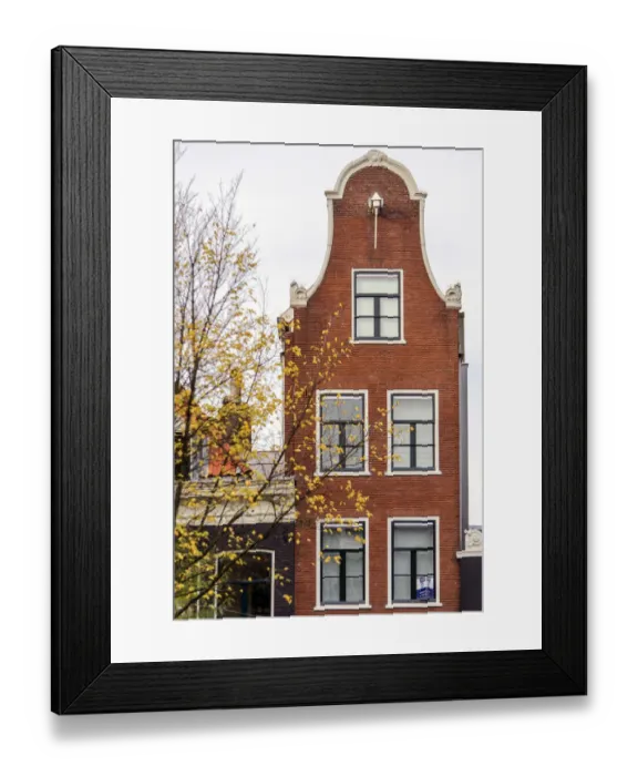 Framed Print : Amsterdams Gabled Architecture