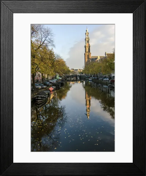 Framed Print : Amsterdams Prinsengracht Canal Framed Print : Amsterdams Prinsengracht Canal
