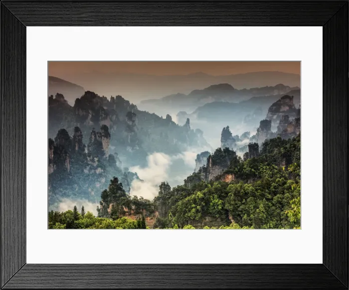 Framed Print : Zhangjiajie forest Framed Print : Zhangjiajie forest