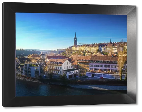 View of Bern old town over the Aare river - Switzerland