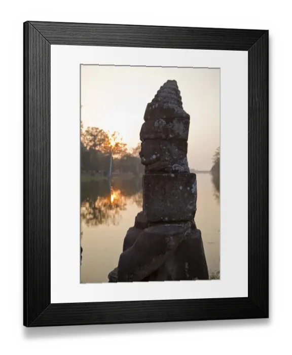 Framed Print : South Gate of Angkor Thom Framed Print : South Gate of Angkor Thom