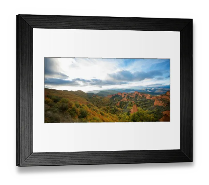 Framed Print : Las Medulas ancient Roman mines, Leon, Spain Framed Print : Las Medulas ancient Roman mines, Leon, Spain