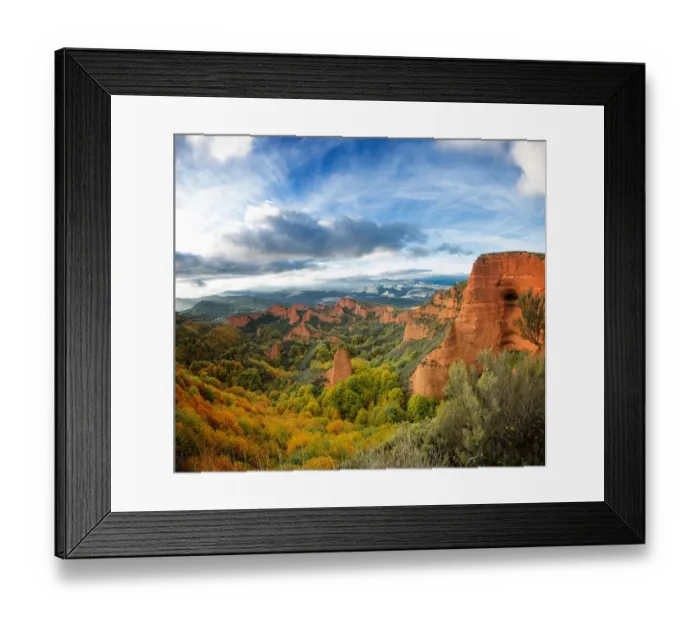 Framed Print : Las Medulas ancient Roman mines, Leon, Spain Framed Print : Las Medulas ancient Roman mines, Leon, Spain