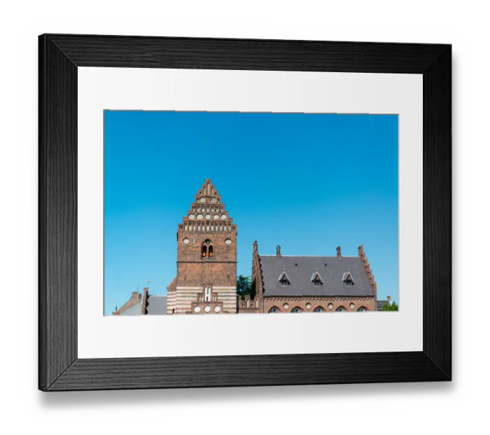 Framed Print : Roskilde Cathedral Framed Print : Roskilde Cathedral